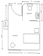 Floor plan of private room