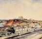 Bytown vue vers l’est le long de la rue Wellington en 1853