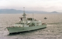 Navy war ship on water