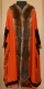 Mayors robe orange with fur trim