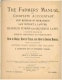 La page de couverture du encyclopédie The Farmer’s Manual and Complete Accountant