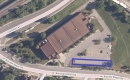 Aerial photo of winter parking location at Tom Brown Arena – 141 Bayview Station Road