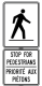 Pedestrian Crossover sign
