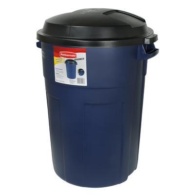 garbage poubelle rubbermaid roughneck 98l unacceptable