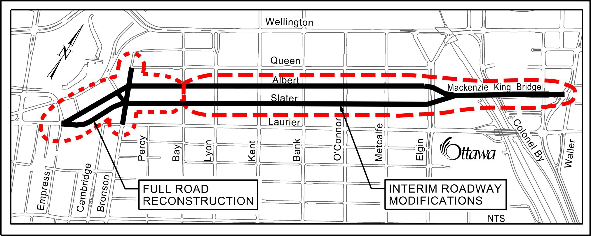 Albert Street and Slater Street Corridors (Empress to Waller