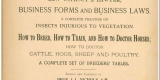 La page de couverture du encyclopédie The Farmer’s Manual and Complete Accountant