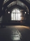 backlit church window