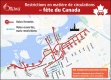 Carte pour restrictions en matière de circulations - fête du Canada