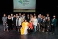 A group photo of the winners and nominees of the 2023 Ottawa Book Awards. 