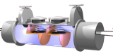 Un dispositif à clapets de retenue jumelés, constitué de deux clapets de retenue