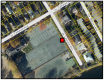 Image d’une carte montrant l’emplacement de la station de pompage en face du 115, avenue Leonard.