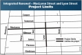 This is an image of the project limits, MacLaren Street, between Bronson Avenue and Kent Street, and Lyon Street between Somerset Street and Florence Street.