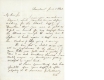 Letter from Stewart Derbishire, 1842