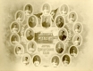 Photo montage of athletes in the Championship Relay Crew, Rideau Canoe Club, 1906