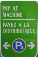 Pay and Display sign