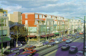  New development that is compatible to the neighbourhood contributes to a vibrant streetscape.