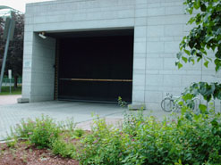  This loading area is located off the street and within the building, which helps to minimize disruptions to pedestrians, cyclists, and other vehicles.