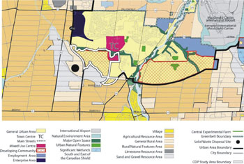 Figure 6 - City Ottawa Official Plan (May 2003) Land Use Designations