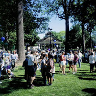 Photo 31 - A large organized public event takes place at a popular park in the city