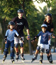 Photo 47 - A family of in-line skaters