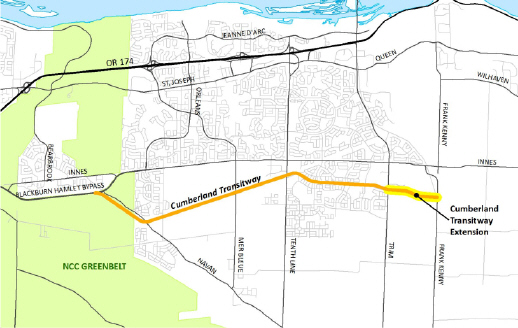 Cumberland Transitway - Trim Road to Frank Kenny Road | City of Ottawa