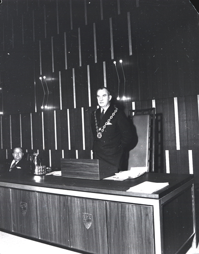 Mayor George Nelms inaugural address for 1960. 