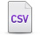 CSV file icon