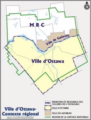 Ville d'Ottawa - Contexte régional