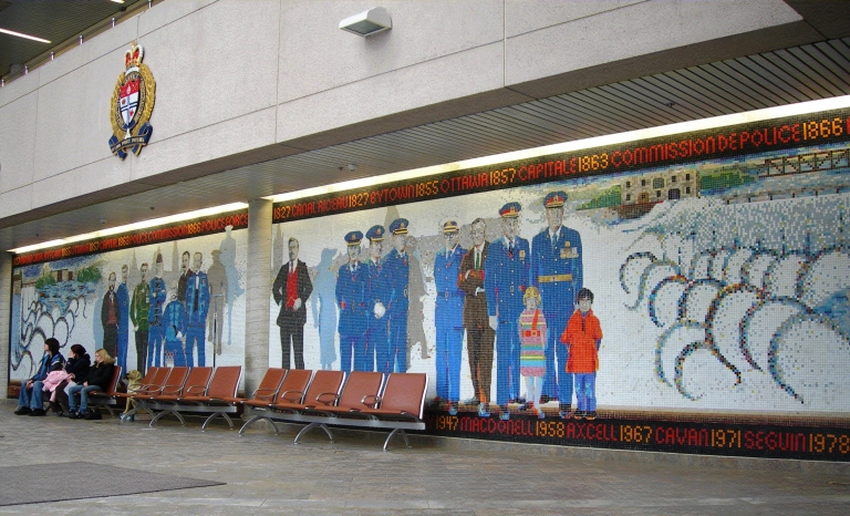 Photo de la murale.