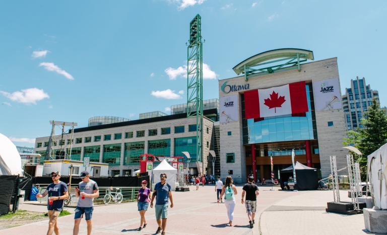 City Hall exterior in summer