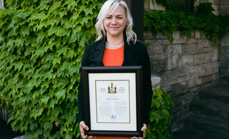 Mandy Hambly, a Mayor's City Building recipient.