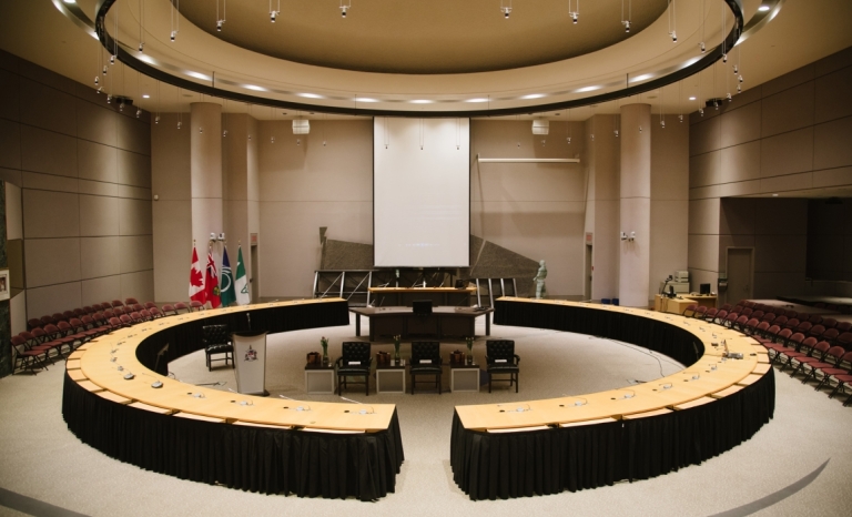 Andrew S. Haydon Hall or council chambers at Ottawa City Hall