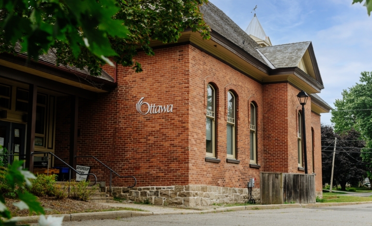 Metcalfe Client Service Center exterior of brick heritage building