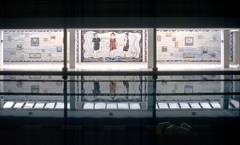 Image of the ceramic tile mural.