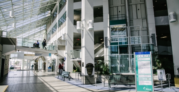 Atrium area of Ben Franklin Place