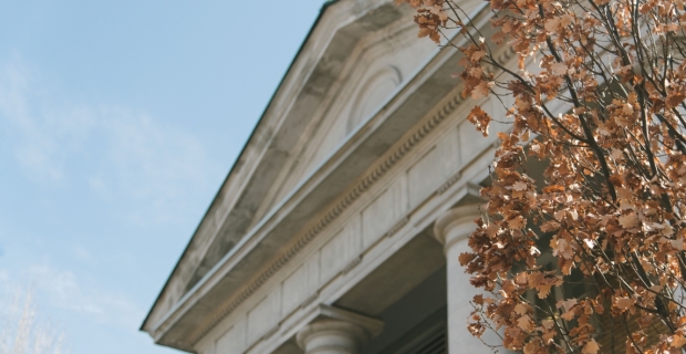 Palladian Revival style front of Glebe Communty Centre