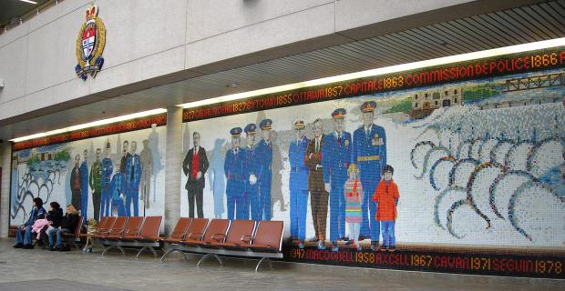 Photo of the mural wall by Jerry Grey