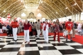 Residents dancing