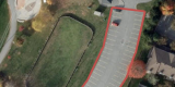 Picture of Centrepointe Park parking lot highlighting where to park