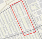 an illustration of streets within the project limits for the Huron and Caroline Avenue Integrated Renewal Project.