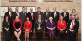 recipients with the mayor 