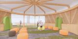 Rendering of the interior of the Children’s Story Room.