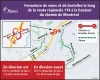 Fermeture de voies et de bretelles le long de la route régionale 174 à la hauteur de chemin de Montréal 19 h le vendredi 23 juin à 5 h 30 le lundi 26 juin