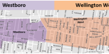Map of Westboro and Wellington West