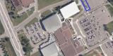 Aerial photo of winter parking location at Nepean Sportsplex 1701 Woodroffe Avenue