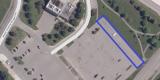 Photo aérienne de l'emplacement du stationnement d'hiver au Complexe récréatif Tony-Graham – Kanata 100, place Charlie Rogers