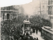 Sparks Street lined with spectators watching the Christmas Streetcar Parade