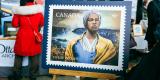 La célébration de la Fête du patrimoine 2023 avec l’image du timbre du Mois de l’histoire des Noirs rendant hommage à Chloe Cooley, qui a contribué à ouvrir la voie de la liberté aux personnes assujetties à l’esclavage dans le Haut-Canada