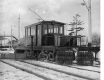 Railway sweeper with wire plow brushes attached