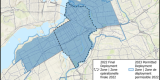 Carte de la Ville d'Ottawa sur la zone opérationnelle des trottinettes électriques, 2022 et 2023